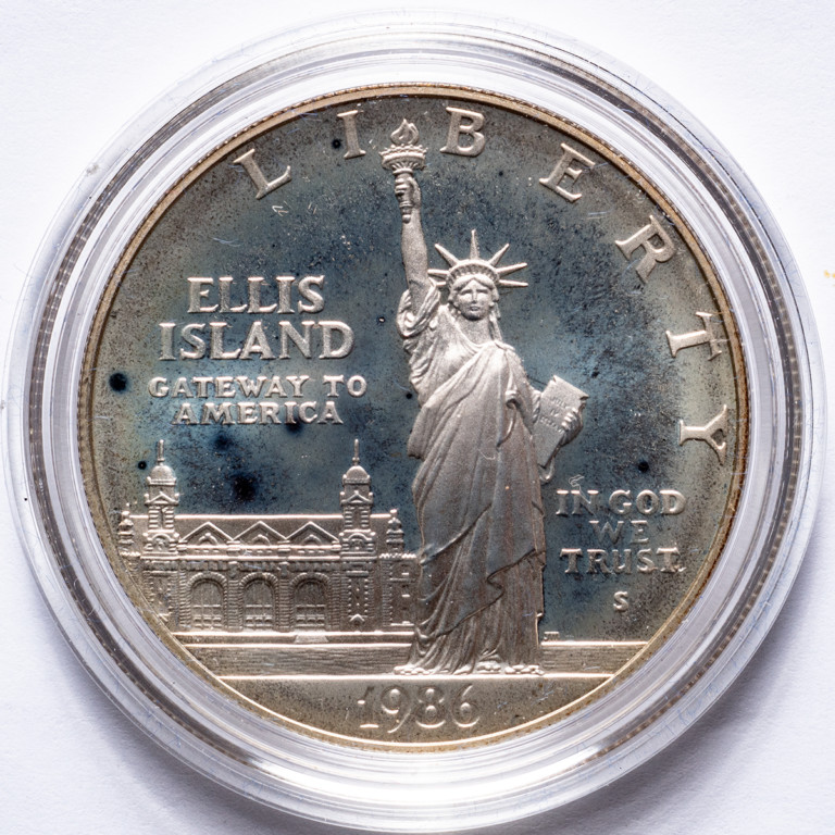 value of us liberty coins 1986 proof