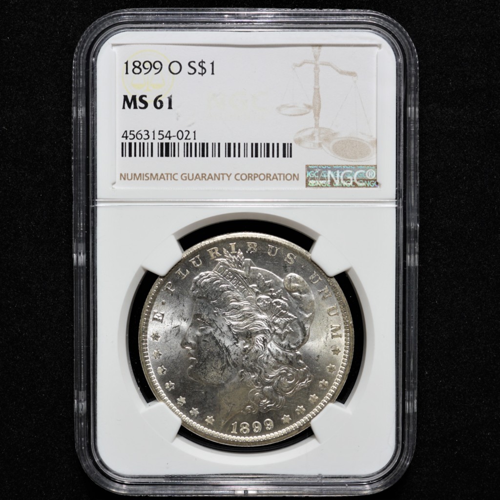 1899 New Orleans Morgan Silver Dollar NGC MS61 - Numismax