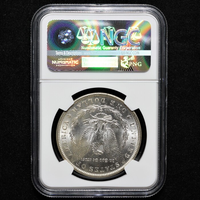 1899 New Orleans Morgan Silver Dollar NGC MS61 - Image 2