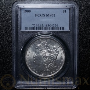 1900 Philadelphia Morgan Silver Dollar | PCGS MS62
