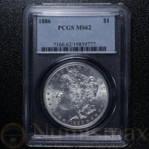 1886 Philadelphia Morgan Silver Dollar | PCGS MS62