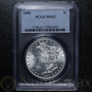 1889 Philadelphia Morgan Silver Dollar | PCGS MS62