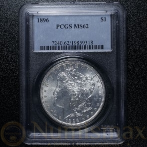 1896 Philadelphia Morgan Silver Dollar | PCGS MS62