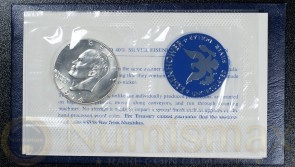1974 San Francisco Eisenhower Silver Dollar | Blue Envelope