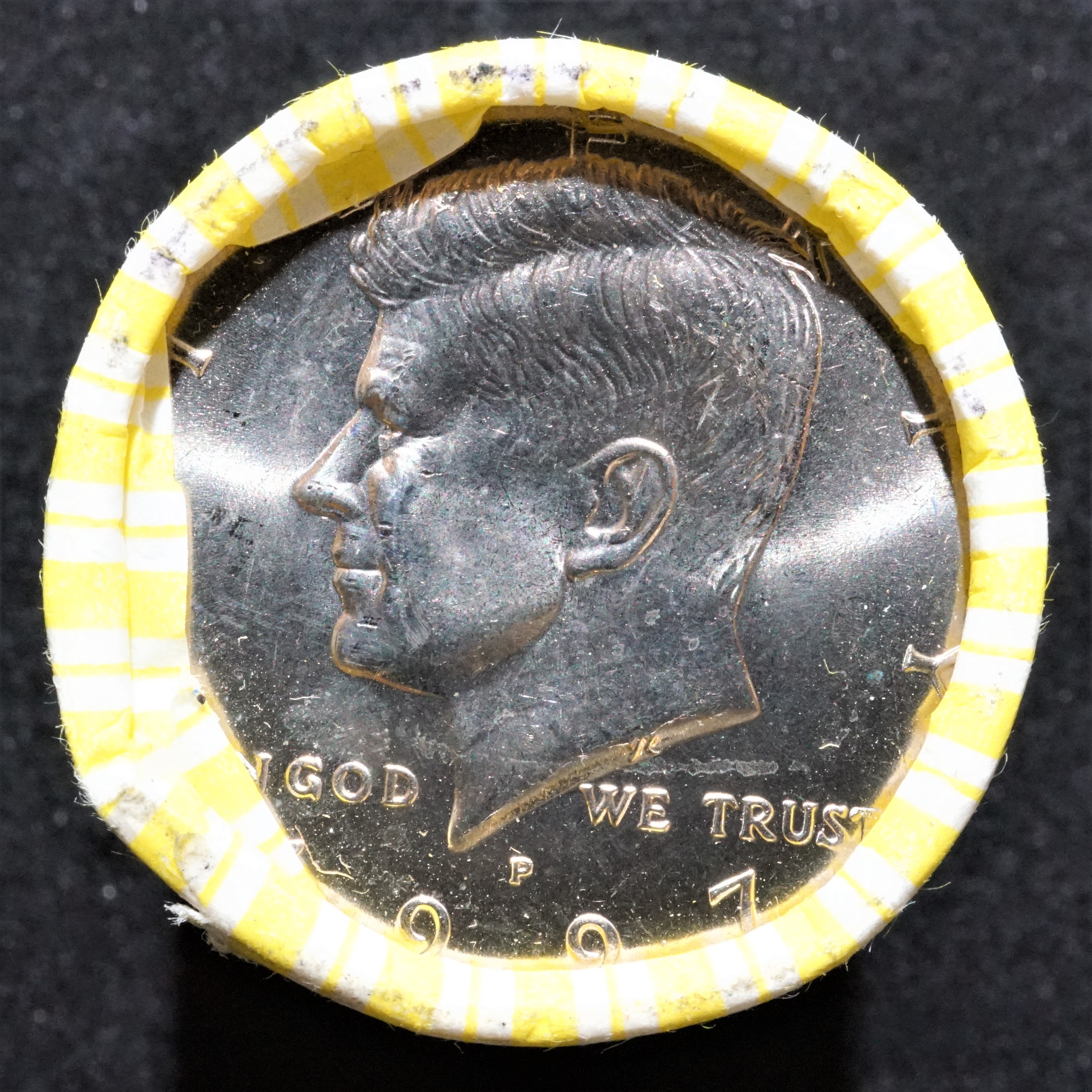 1997 Philadelphia Kennedy Half Dollar Roll Numismax 1997-philadelphia-kennedy-half-dollar-roll-numismax