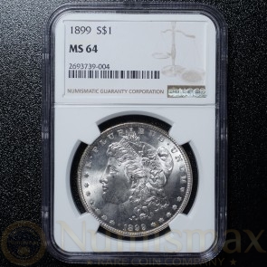 1899 Philadelphia Morgan Silver Dollar | NGC MS64