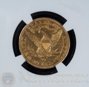 1891 Carson City $5 Liberty Gold Half Eagle | NGC AU 50
