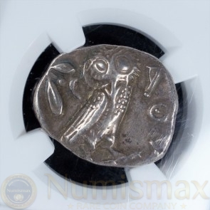 440 - 404 BC Attica, Athens AR Tetradrachm Athena/Owl | NGC ChVF 4/5, 4/5