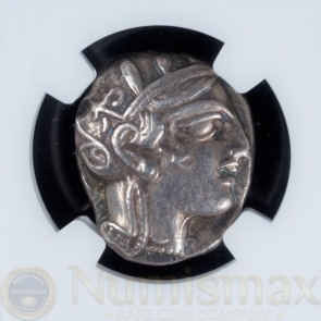 440 - 404 BC Attica, Athens AR Tetradrachm Athena/Owl | NGC ChVF 4/5, 4/5