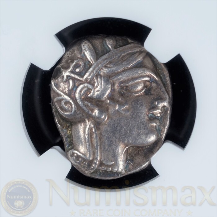 440 - 404 BC Attica, Athens AR Tetradrachm Athena/Owl | NGC ChVF 4/5, 4/5 - Image 4