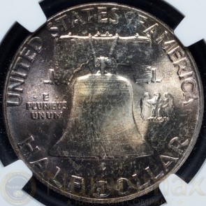 1954 Philadelphia Franklin Silver Half Dollar | NGC MS 65 FBL