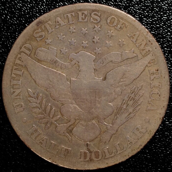 1908 New Orleans Silver Barber Half Dollar M1 - Image 2