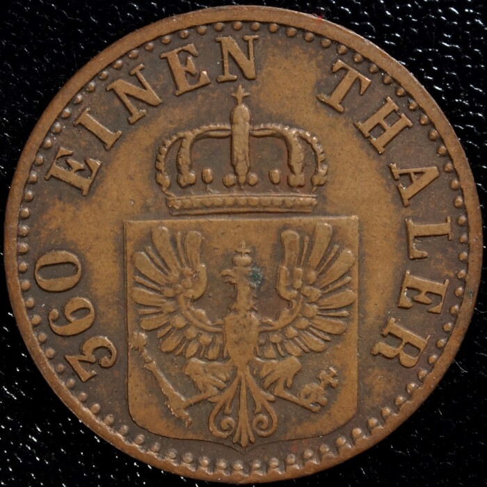 1867 German States Prussia 1 Pfenning - Image 2