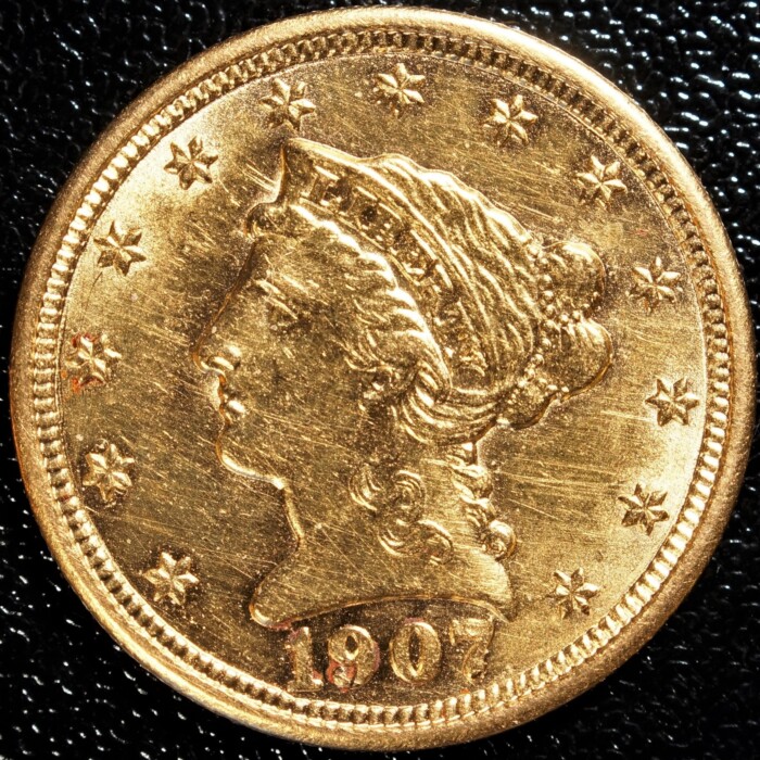 1907 Philadelphia $2.50 Liberty Gold Quarter Eagle