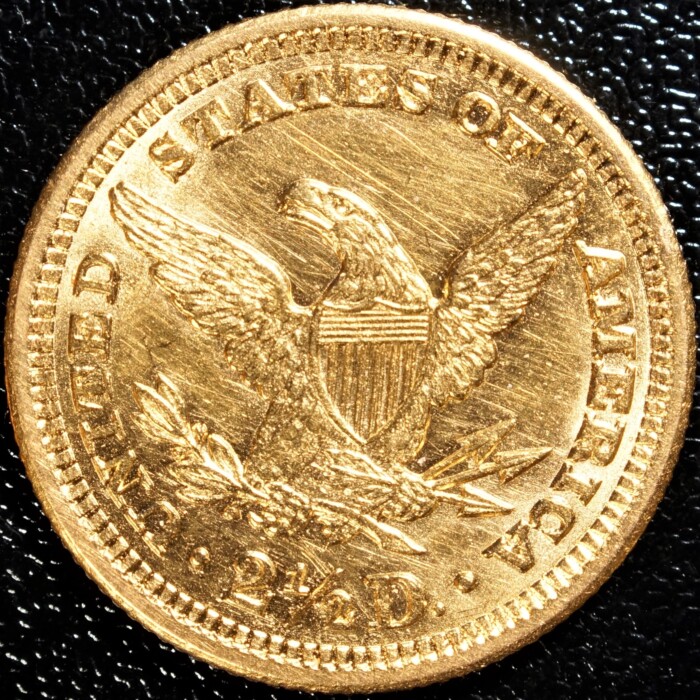 1907 Philadelphia $2.50 Liberty Gold Quarter Eagle - Image 2