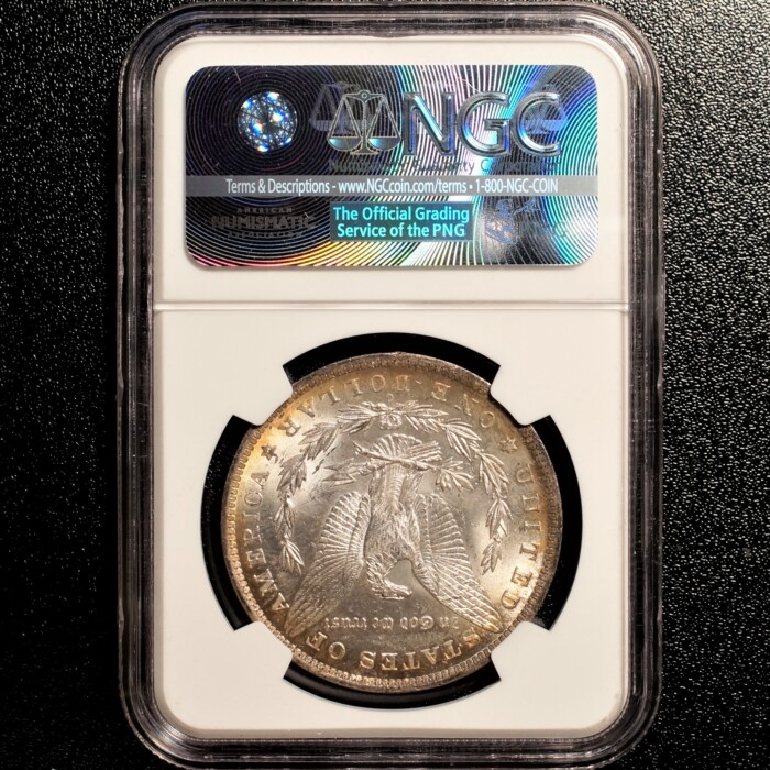 1884 New Orleans Morgan Silver Dollar NGC MS64 - Image 3