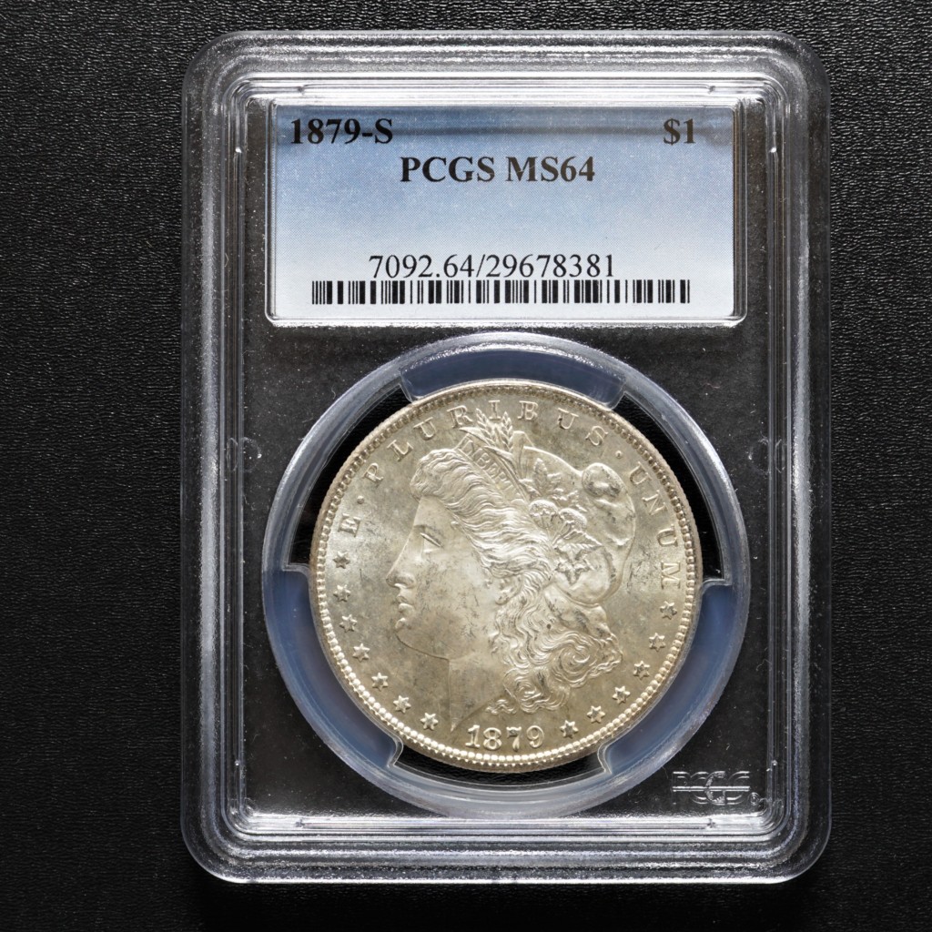 1879 San Francisco Morgan Silver Dollar PCGS MS64 - Numismax