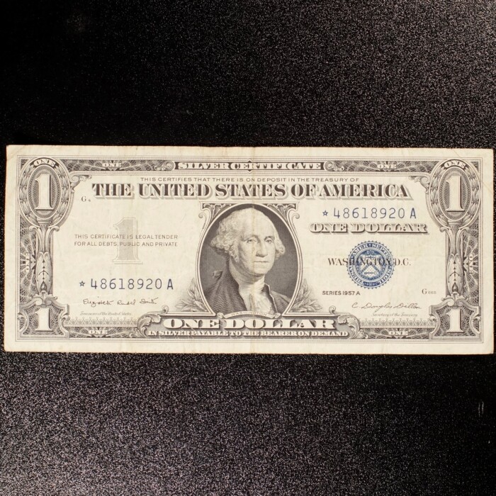 1957 A $1 Silver Certificate Star Note