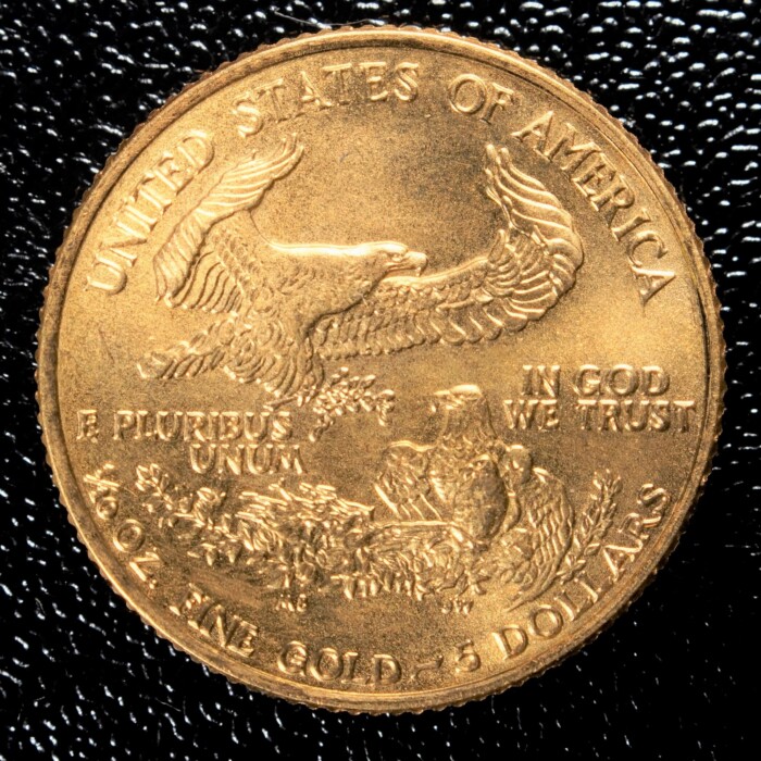 1992 Gold Eagle $5 Uncirculated - Image 2