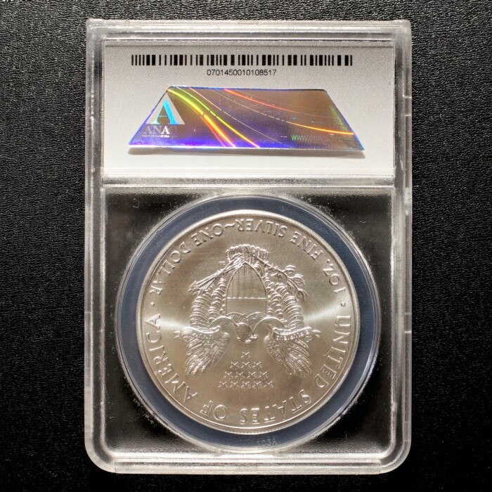 2015 Silver American Eagle ANACS MS70 First Day of Issue - Image 2