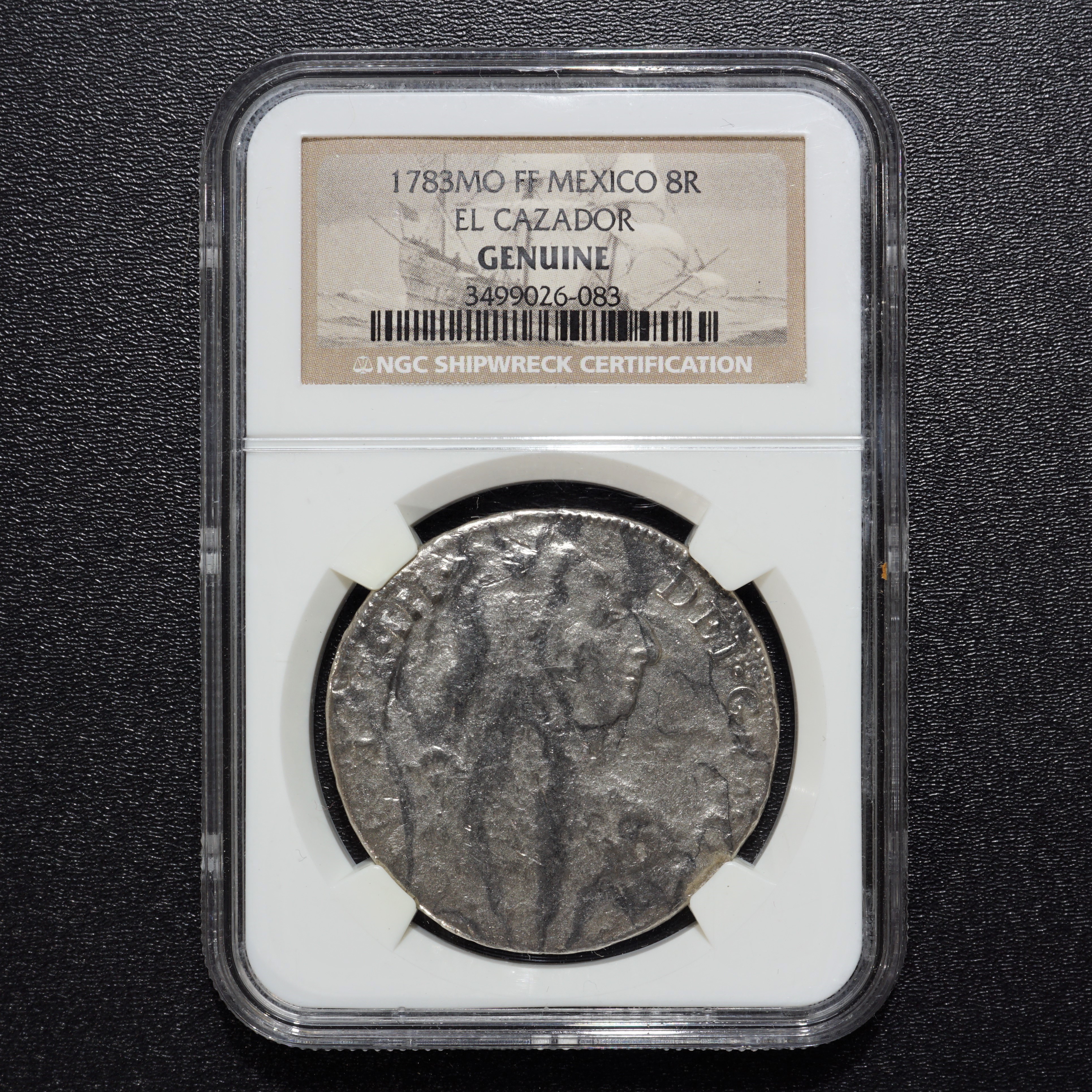 1783MO FF Mexico 8 Reales NGC El Cazador Genuine - Numismax