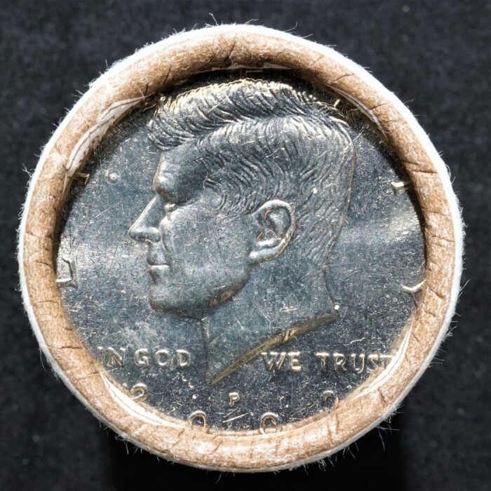 2002 Philadelphia Kennedy Half Dollar Roll - Image 2