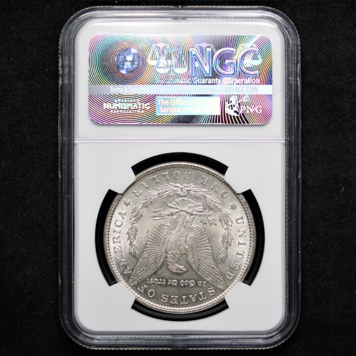 1887 Philadelphia Morgan Silver Dollar NGC MS63 - Image 2