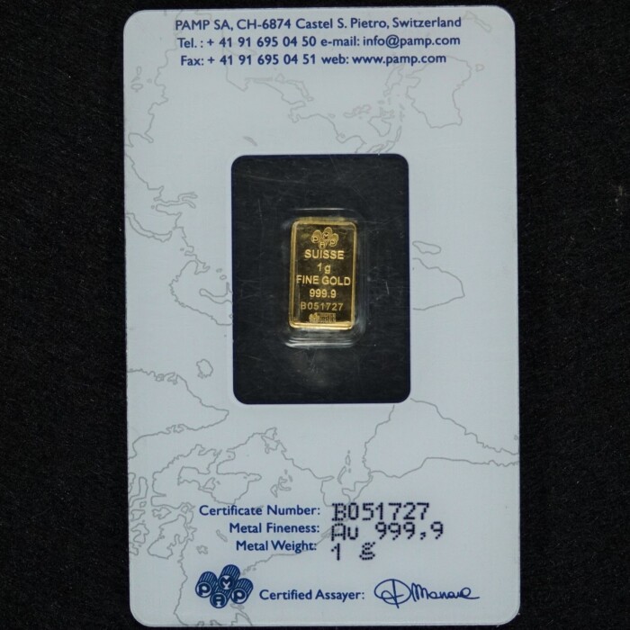 Pamp Suisse Gold One (1) Gram Bar - Image 2