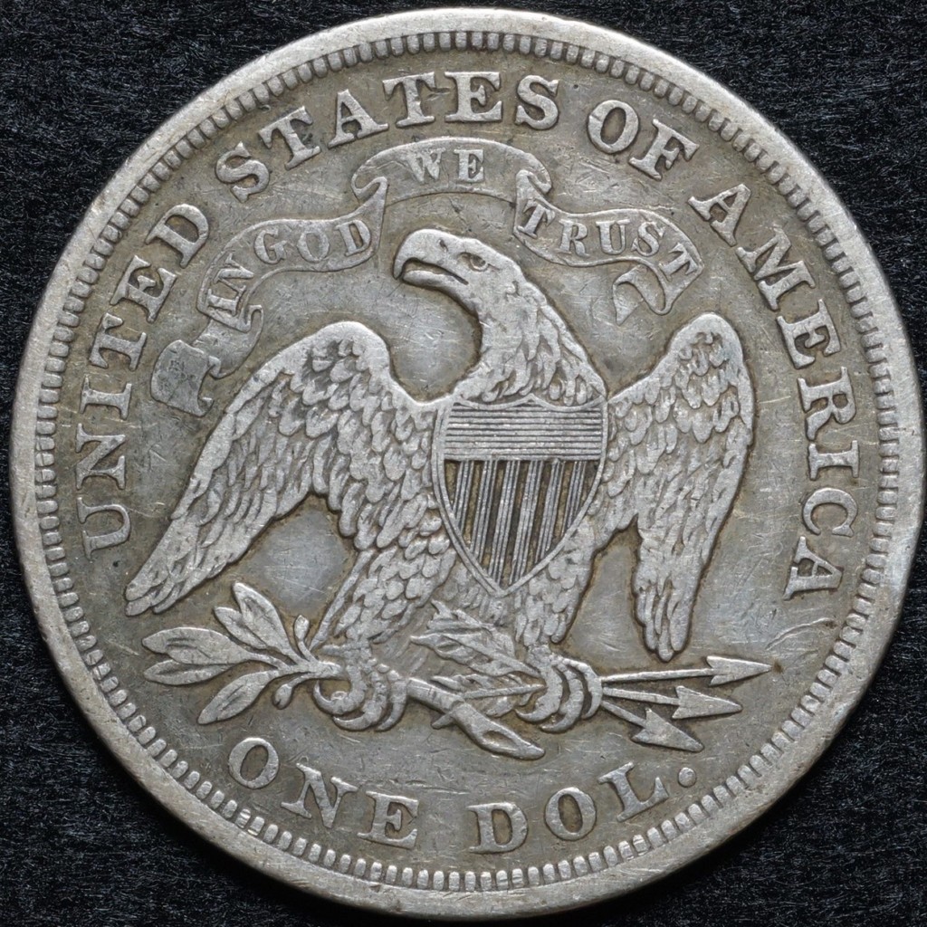 1872 Liberty Seated Silver Dollar - Numismax