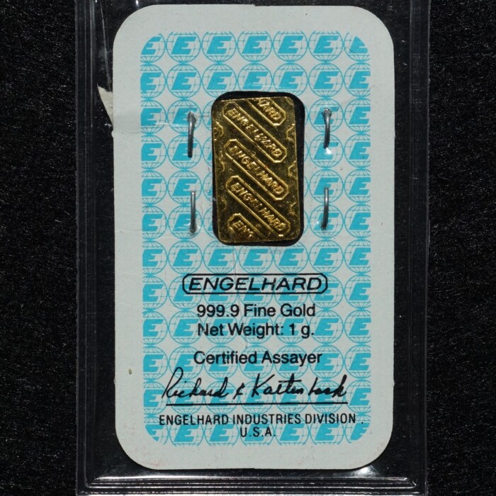 Engelhard Gold One (1) Gram Bar - Image 2