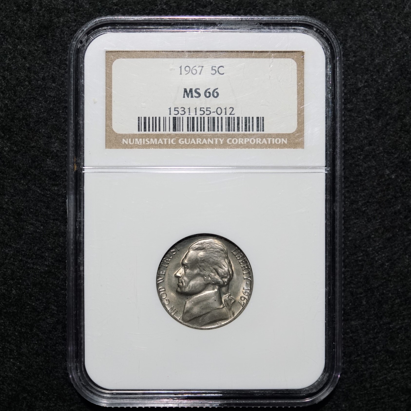 1967 Jefferson Nickel NGC MS 66 - Image 5