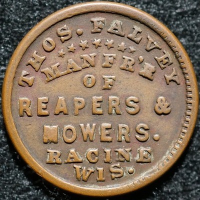 1863 Racine, Wis. Thomas Falvey Manufacturers of Reapers and Mowers - Image 8
