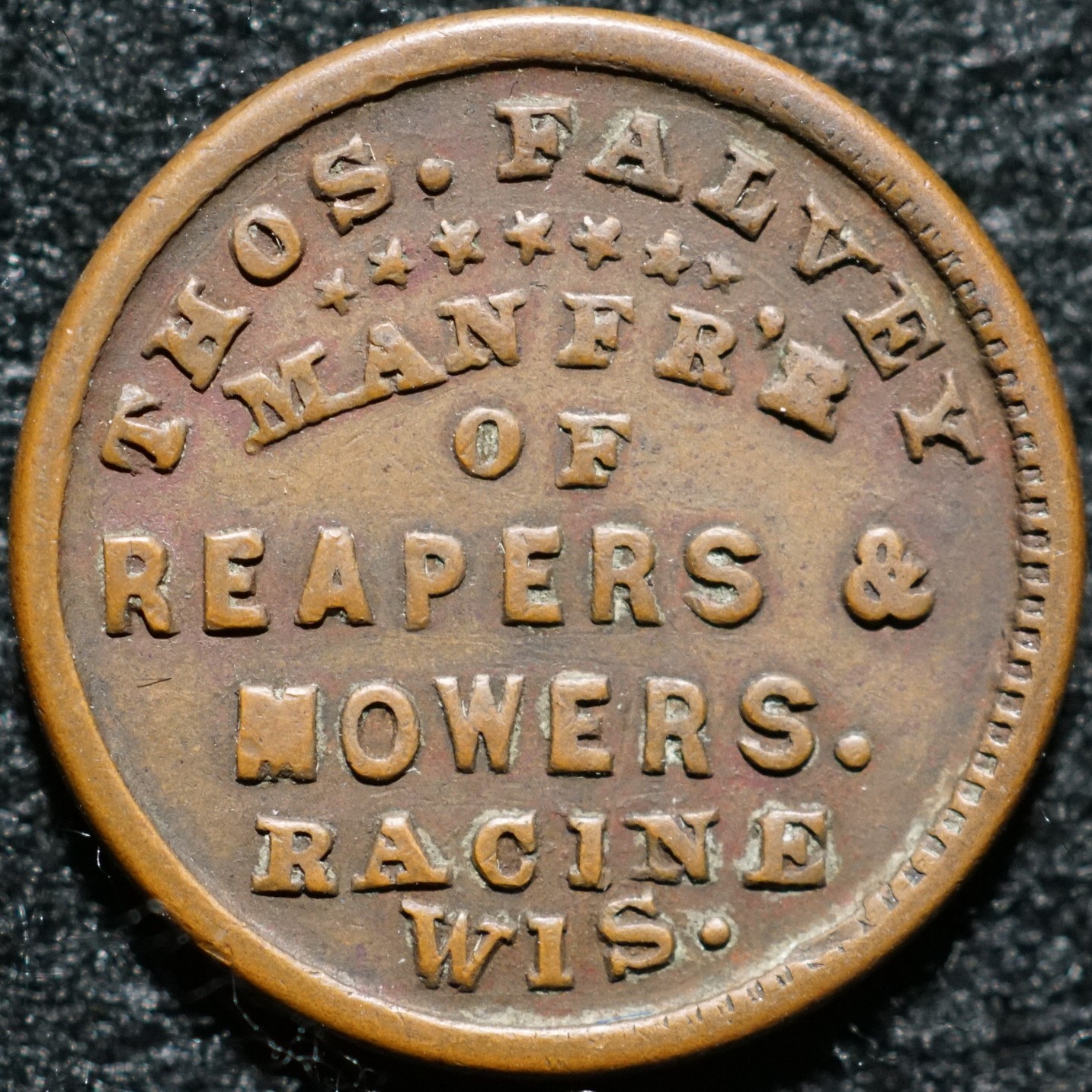 1863 Racine, Wis. Thomas Falvey Manufacturers of Reapers and Mowers - Image 10