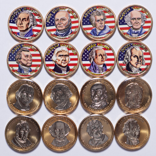 all presidential dollar coins