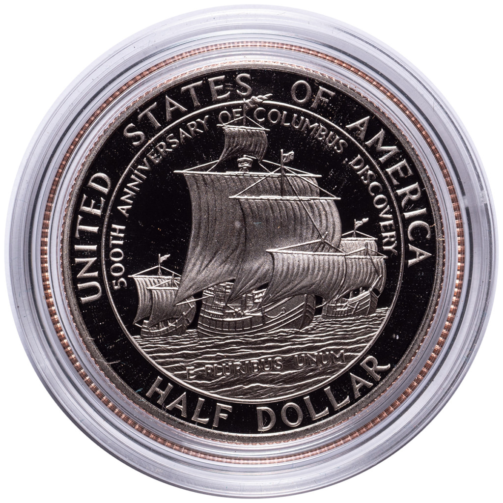 1992 Columbus Quincetenary Commemorative Proof Half Dollar Numismax 1992-columbus-quincetenary-commemorative-proof-half-dollar-numismax