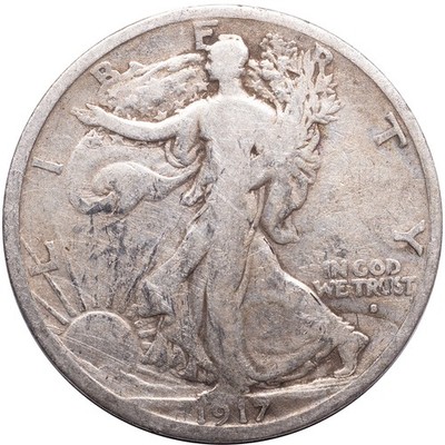 1917-S (Obverse) Walking Liberty Half Dollar - Image 13
