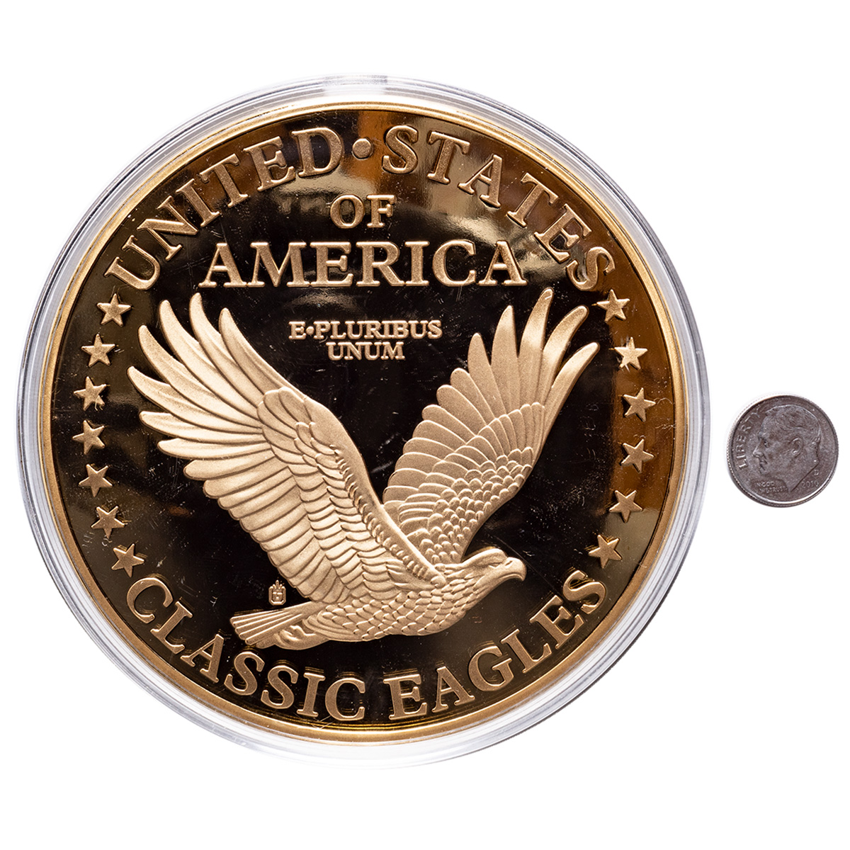 1849 Liberty Head Double Eagle Classic Eagles From American Mint 24k Gold Layered Bronze - Numismax