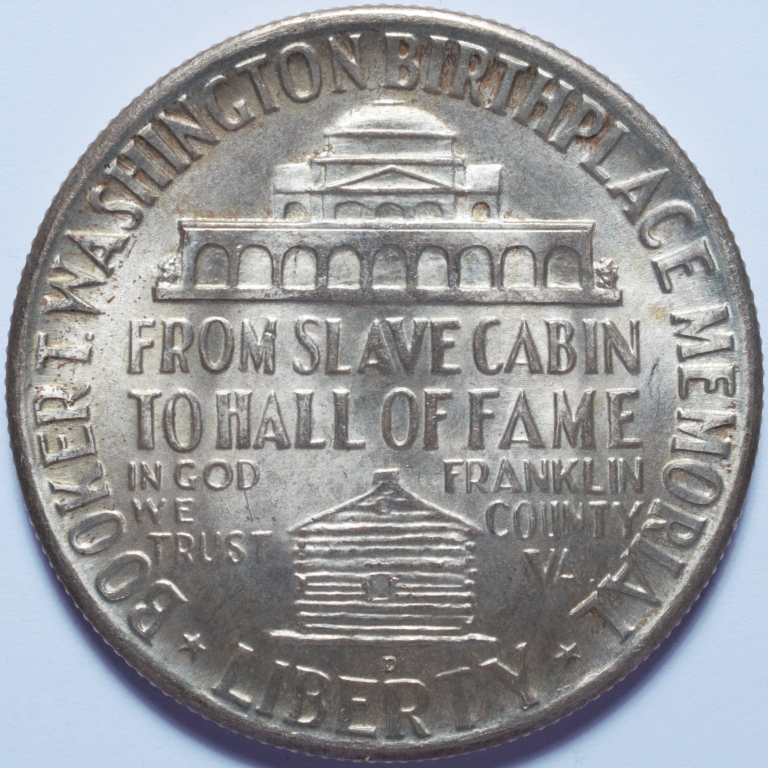 1946-D Booker T. Washington Commemorative Silver Half Dollar - Numismax
