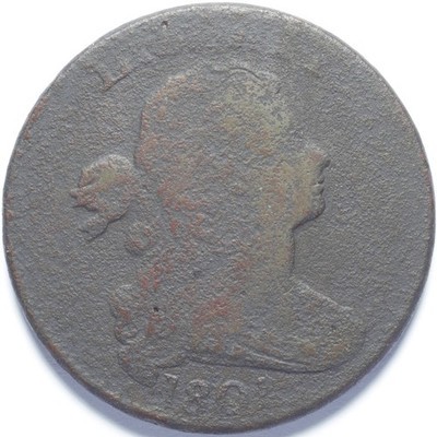 1801 Draped Bust Large Cent 3-Errors - Image 7