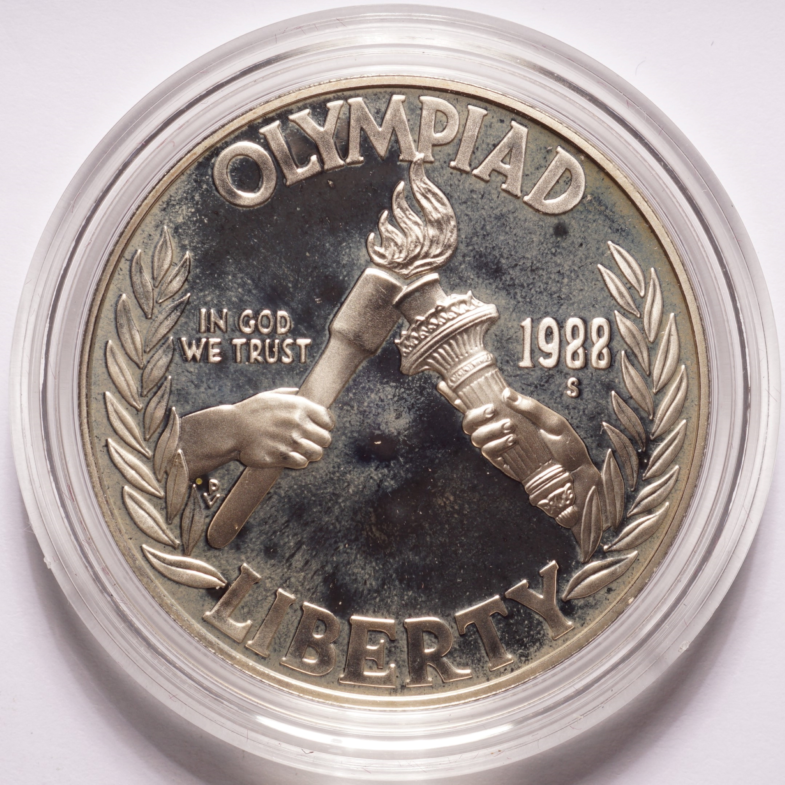 1988 Olympic Commemorative Proof Silver Dollar Numismax