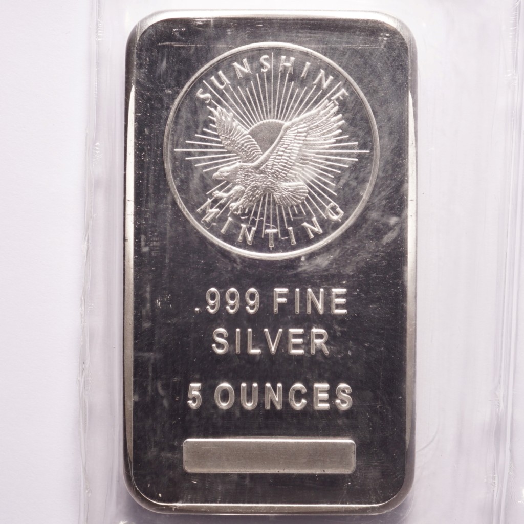 Sunshine Mint 5 Troy Oz Silver Bar - Numismax