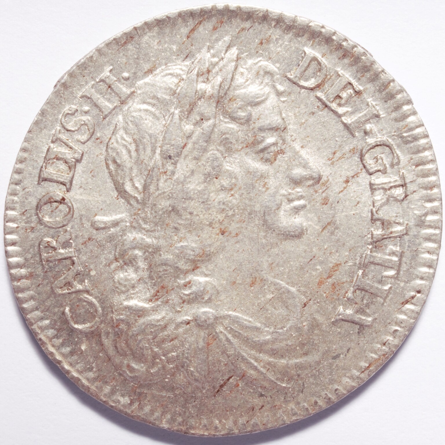 1679 Charles II Carolvs Maundy Fourpence Silver - Numismax