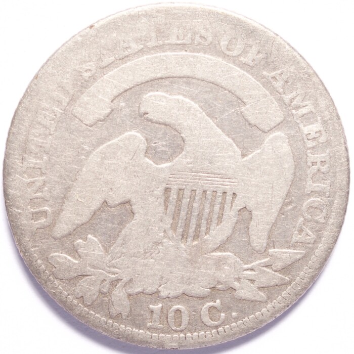 1830 Bust Silver Dime - Image 2