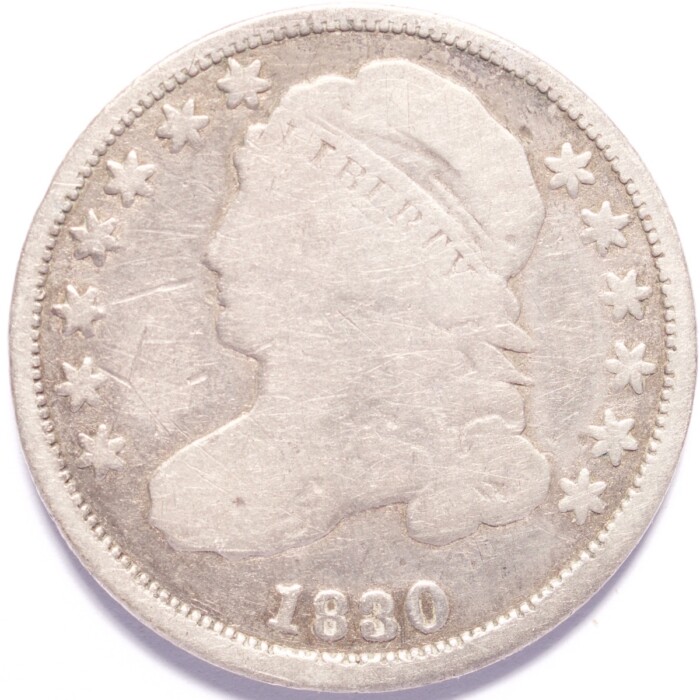 1830 Bust Silver Dime