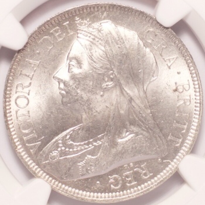 1893 Great Britain Half Crown NGC MS64 - Image 3