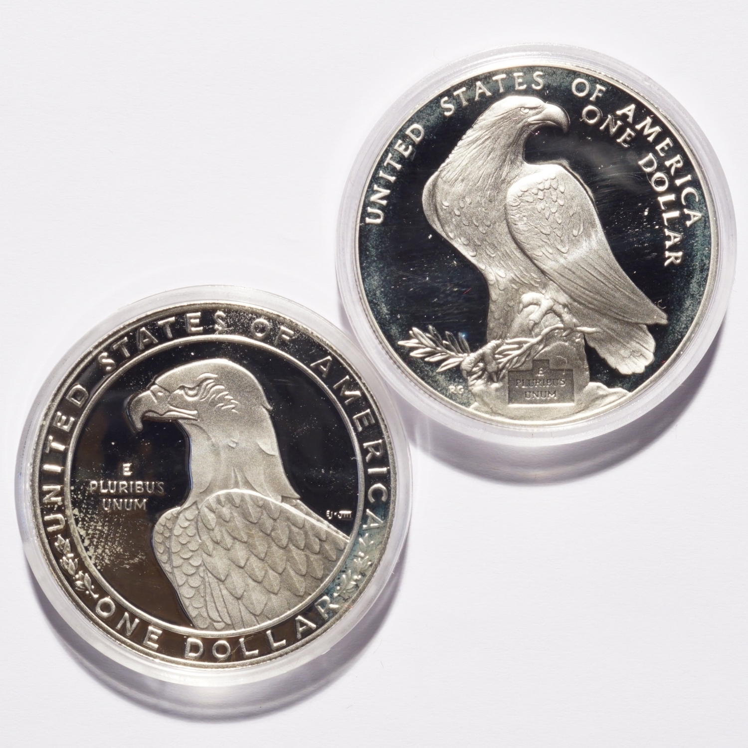 1983-S/1984-S Olympic Commemorative Silver Dollar Proof Two-Coin Set - Image 2