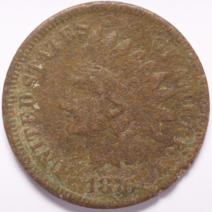 1876 Indian Head Cent