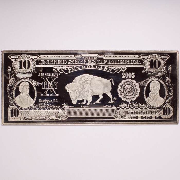 2005 Buffalo 4oz Pure Silver Bar