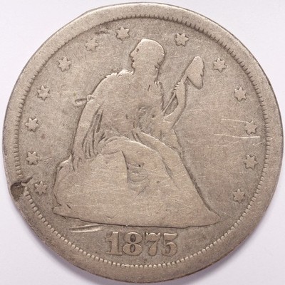 1875-S Twenty Cent Piece - Image 9