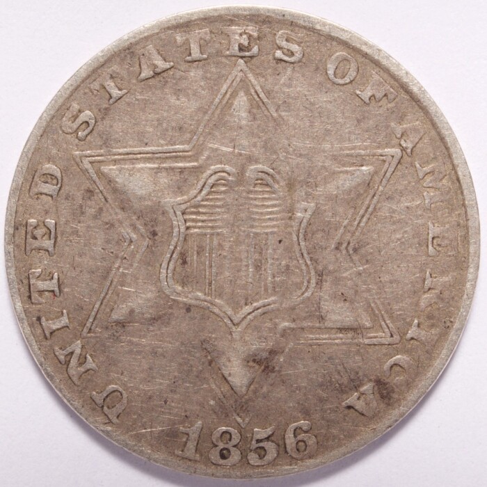 1856 Three-Cent Silver